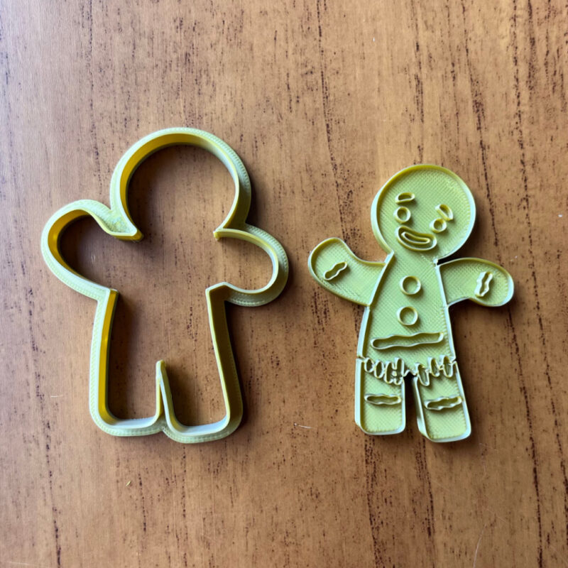 Cortador e Marcador Boneco de Gengibre – Confeitaria e Cerâmica Natal