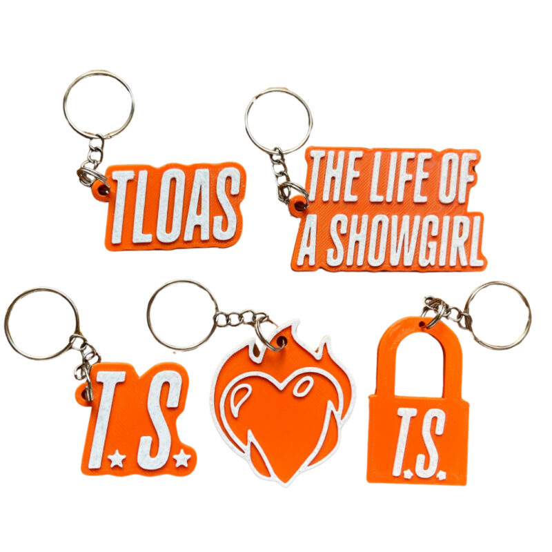 Chaveiros Laranja The Life of a Showgirl - Taylor Swift TLOAS